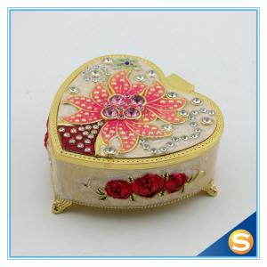 Promotion Gift Metal Zinc Alloy Jewelry Box with Mirror