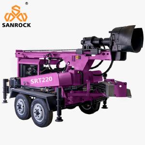 Trailer Mounted Water Well Drill Machine Rig Hydraulic Small Water Well Drilling Rig