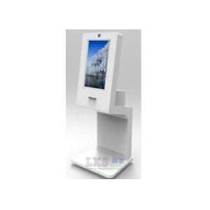 Library Card Dispenser Self Checkout Kiosk Cold Rolled Steel Free Standing Stylish