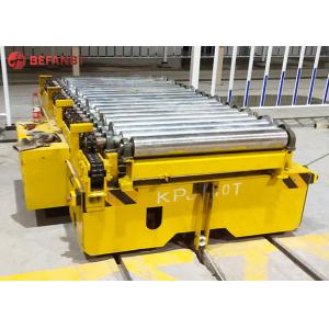 PLC Programmed Rail Automatic Guided Cart For Factory Roller Line