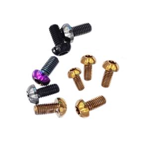 China Titanium Alloy Screw Motorcycle Brake Disc Screw with Customized Colorful Anodized wholesale