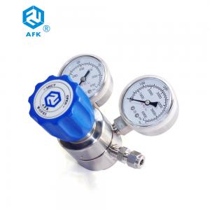 China Ammonia Gas Stainless Steel Pressure Regulator With Plunger Valve Core 316L supplier