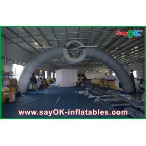 China Inflatable Arch Rental White  Hangout  Inflatable Entrance Advertising Arch / Inflatable Arch Rental With Oxford Cloth supplier
