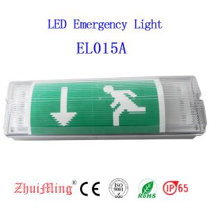 China Wall Surface Mounted Waterproof Emergency Light , LED Emergency Bulkhead Light IP 65 supplier