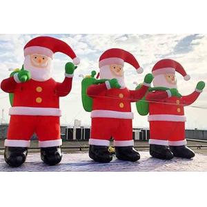 China Giant Inflatable Santa Claus Yard Christmas Decoration Blow Up Santa Inflatables supplier