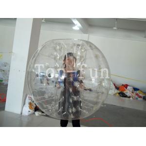 1.8m Adults Clear Inflatable Bumper Ball For Swimming Pool Sport Games 0.8mm - 1.0mm PVC / TPU