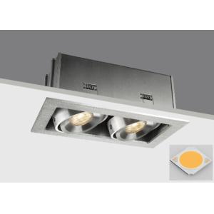 China セリウム2*6W 700mA 3000K LEDはDownlightアルミニウム白く暖かい穂軸によって引込められたLED Downlights/R3B0657を引込めました supplier