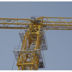 China Jib 60m 8 Ton Flat Top Tower Crane Mobile supplier