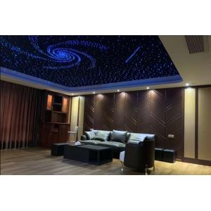 Noise Reduction Polyester Ceiling Tiles Starry Sky Optic Star Ceiling Lighting