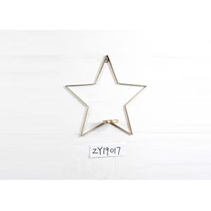 LED Wax Gold Silver Sconce Metal Star Candle Holder