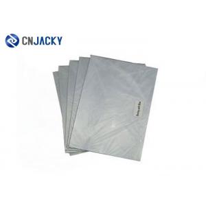 0.08mm / 0.1mm Clear Glue Coated PVC Card Overlay A4 Size for Card Making