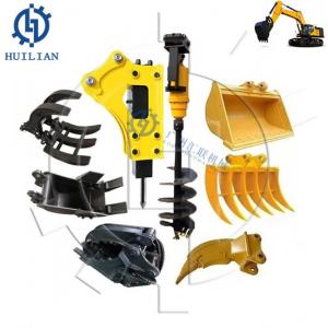 China EC120 EC130 EC140  EC210 EC240 EC290 Excavator Attachments Hydraulic Earth Auger Drill With 10-30tons Machine supplier