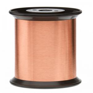 China Solderable Enamelled 44 Gauge Copper Metal Wire PEW/N Class 130 Nylon/Polyester supplier