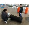 China Los flotadores de tuberías de plástico amarillo con resistencia al impacto y densidad de PU de 35 kg/cubo en el interior wholesale