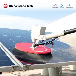 China Rotary Solar Panel Cleaning Brush 3.6M 5.4M Rotating Battery Powered Solar Panel Brush wholesale