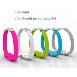 China wristband Micro usb magnet bracelet high speed charging cable for iphone 6 5s samsung s5 supplier