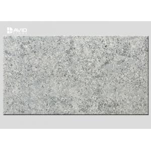 China Grey Marble Quartz Stone Slab Glossy Polished For Bench / Worktop Making wholesale