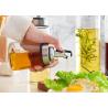 High Borosilicate Decorative Glass Oil Bottles For Kitchen And Desk Use