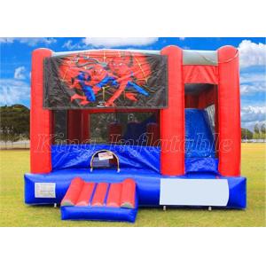 Kids Bounce House Combo Bouncer Jumper Spiderman Inflatable Castle With Slide