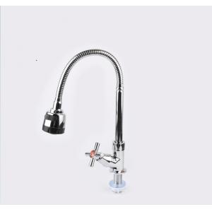 China 6 Bar Hot Cold Water Saving Kitchen Faucet With Anti Splash Head Sprinkler supplier