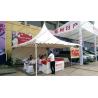 High Peak Outdoor Exhibition Tents White PVC Cover Aluminum Frame For Car