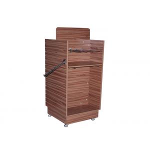 China Four Ways Heavy Duty  Slatwall Display Stand  Wood 1200 * 430 * 1380 MM High Grade supplier