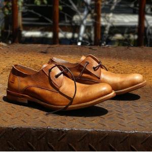 Mens Pure Leather Formal Shoes , Leisure Mens Handmade Leather Boots