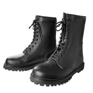 China 軽量 男性用 戦闘靴 黒色 PVC 中底とPU 上部素材 wholesale