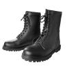 Logo Up-Lace Long Cowhide Leather Safety Boots with Hard Toecap and Smashing Rubber Sole