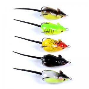 China 5 Colors  5.10CM/8.20g Frog Soft Lure Mullet Snakehead Fish Bait Fishing Lure supplier