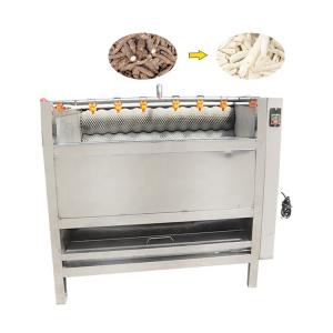 commercial root cassava carrot fresh ginger washer peeler machine washing peeling machine