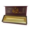 China High Quality Luxurious Rigid Cardboard Material Gold Foil Hot Stamping Customized Wine Gift Box Packaging wholesale