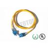 China FECHO DE CORRER ótico 3.0mm OFNR CORNING SMF-28 do cabo de remendo 2F do conector do SC ULTRA, revestimento amarelo wholesale