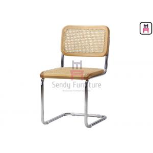 SS201 Frame PE Rattan Cane Dining Chair 0.37cbm For Restaurant