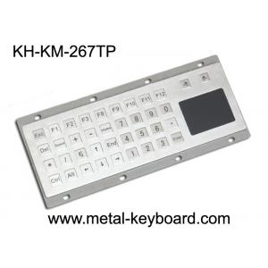 China Industrial Metal Panel Mount Keyboard with Touch pad , Ruggedized Keyboard supplier