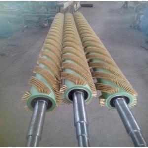 Special Shaped Spiral Brush Roller For Industrial Dust Removal And Plate Surface Debris Cleaning