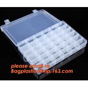 Adjustable Plastic Storage Box For Nail Art Design Decoration, Creative multi-function plastic storage box cosmetics cas