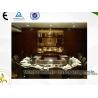 China Electromagnetic Heating Arched Shape Teppanyaki Grill Table With Ten Seats CE Approved wholesale