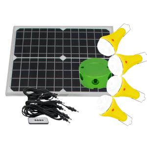 China Kit de iluminação solar portátil LED de alto desempenho Power Home 4PCS 3-6V IP65 supplier