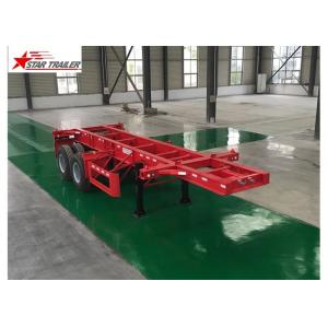 China Leaf Spring Type 40 Ft Low Bed Trailer supplier