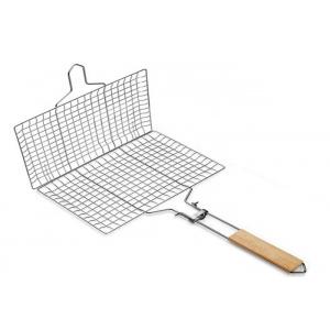 Multifunctional Stainless Steel 316 BBQ Fish Grill Rack With Handle