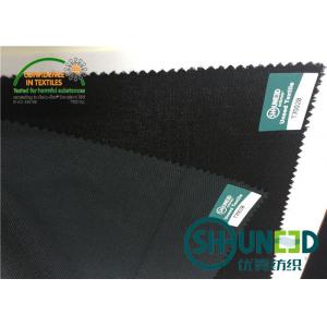 China PA 75 D * 100 D Broken Twill Weave Woven Interlining , Double Dot heavy weight interfacing supplier