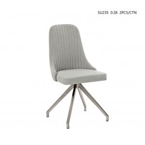 Modern PU Dining Chairs With Armrest Assembly Required 4Legs 550*460*950mm