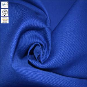 China Blue High Tenacity CN 88% Cotton 12% Fire Retardant Nylon Fabric supplier