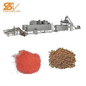 China China Double Screw Extruder Floating Fish Feed Animal Feed Pellet Production Line supplier