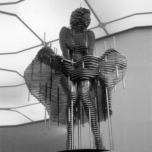 Stainless Steel Marilyn Monroe Sculpture Metal Woman Statue