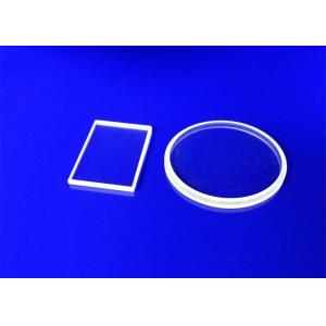 High Precision Quartz Glass Sheet , Quartz Products Clear Color Convex Lens