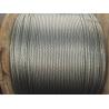 High Tensile Strength Galvanized Steel Wire Rope , 1*7 Steel Galvanized Wire