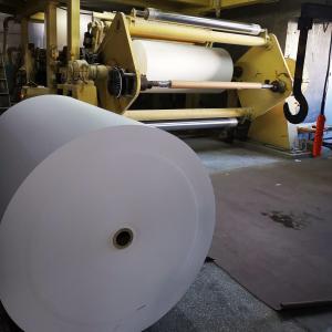 FSC Printers Coated Jumbo Thermal Paper Roll / Thermal Fax Paper