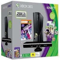 XBOX 360 250GB Kinect Console holiday Bundle